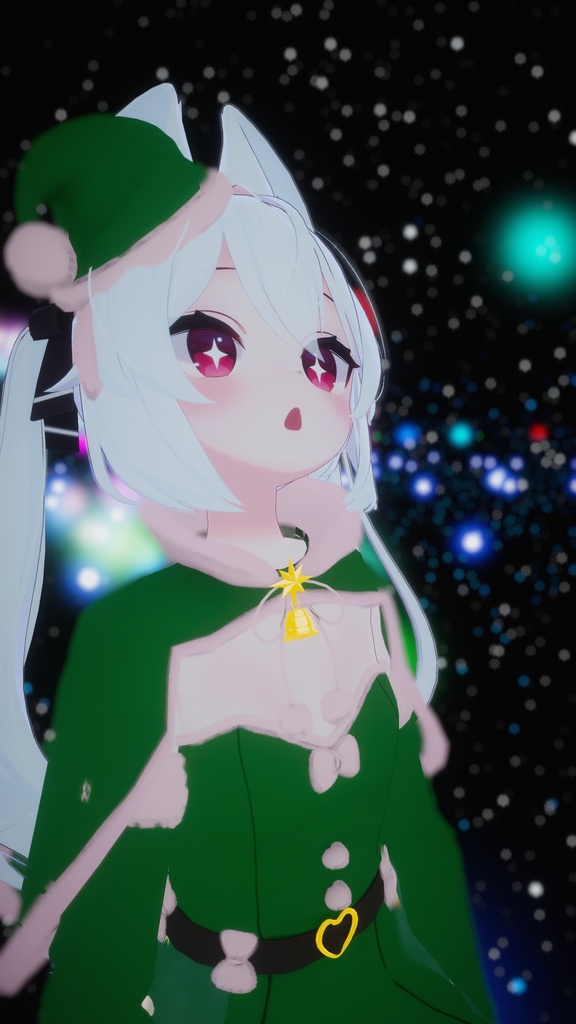 【VRChat】 8アバター対応 【聖夜の妖精 Fairy of the Holy Night】