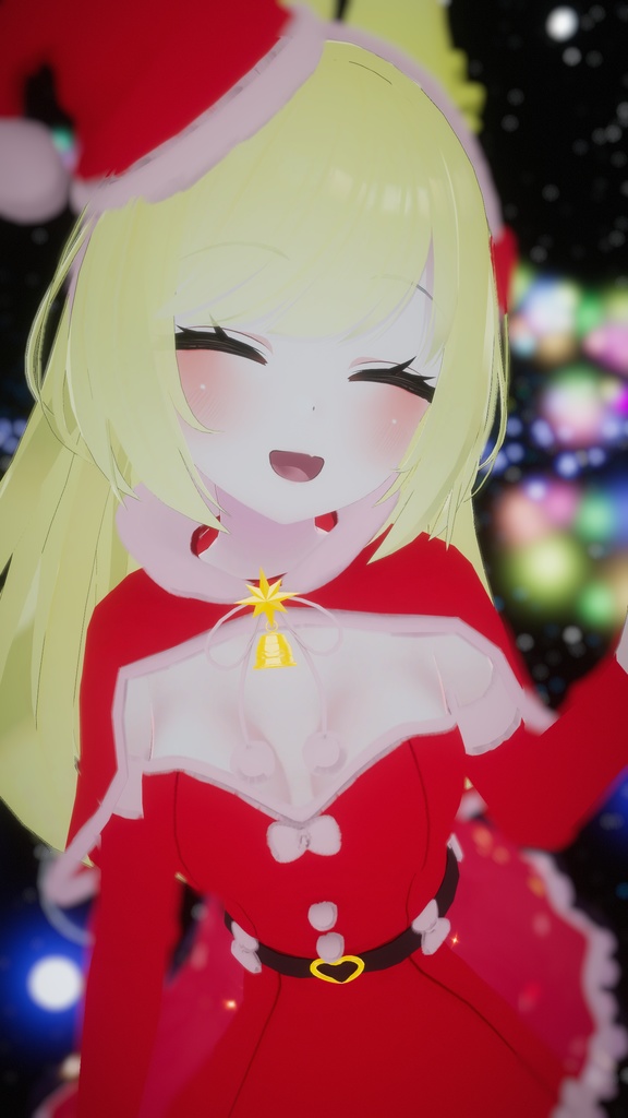【VRChat】 8アバター対応 【聖夜の妖精 Fairy of the Holy Night】