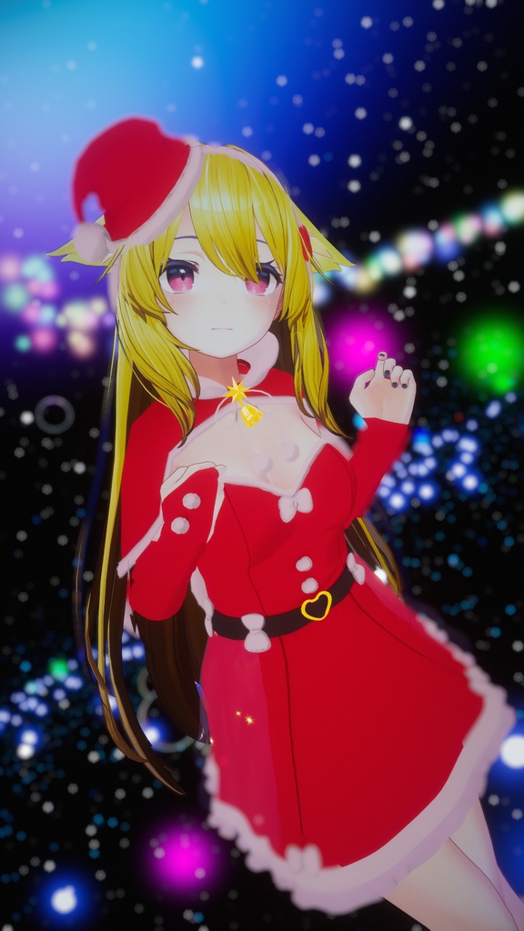 【VRChat】 8アバター対応 【聖夜の妖精 Fairy of the Holy Night】