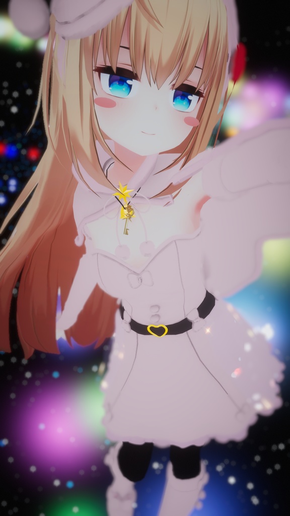 【VRChat】 8アバター対応 【聖夜の妖精 Fairy of the Holy Night】