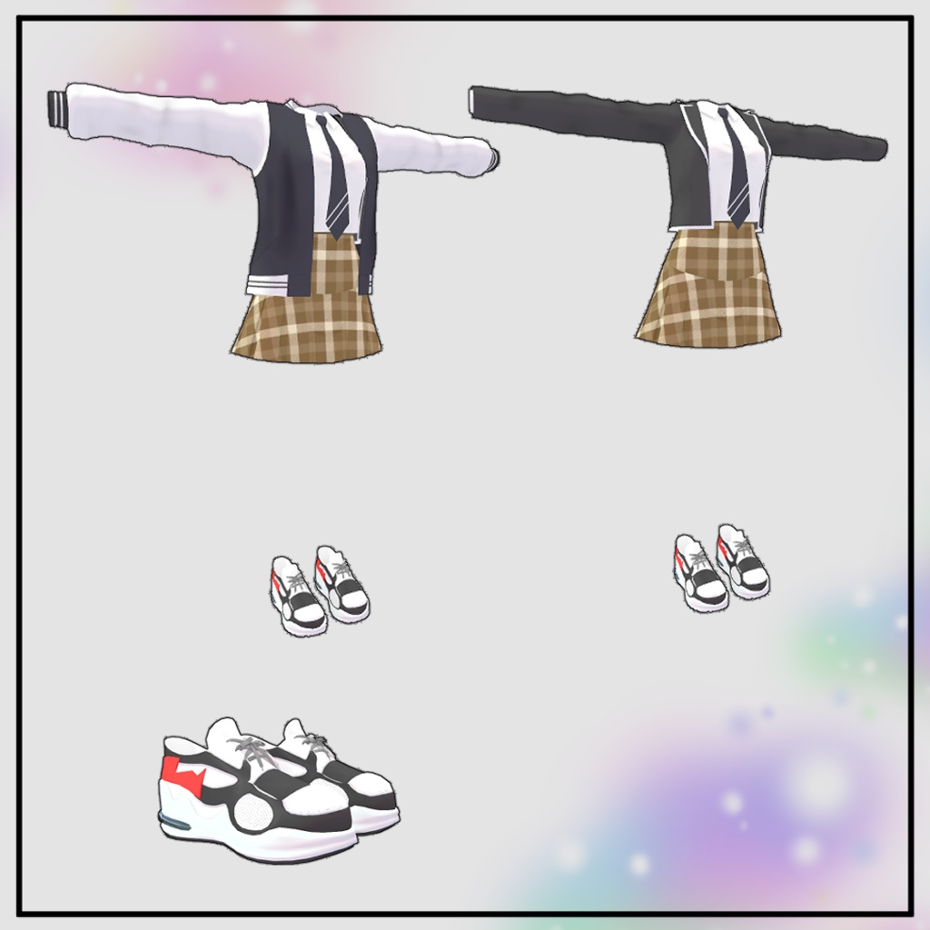 【VRChat】 Leefa・Lunalitt専用 「School uniform」