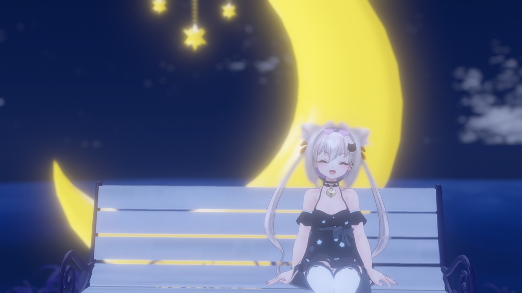 【VRChat】 宵闇ねこる専用「BRIGHT LILY」