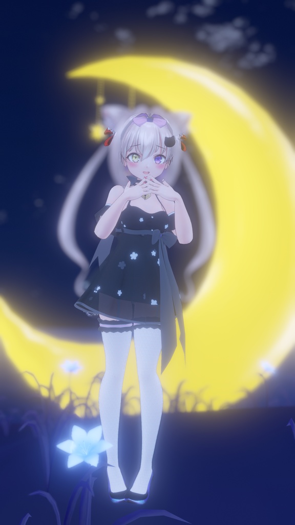 【VRChat】 宵闇ねこる専用「BRIGHT LILY」