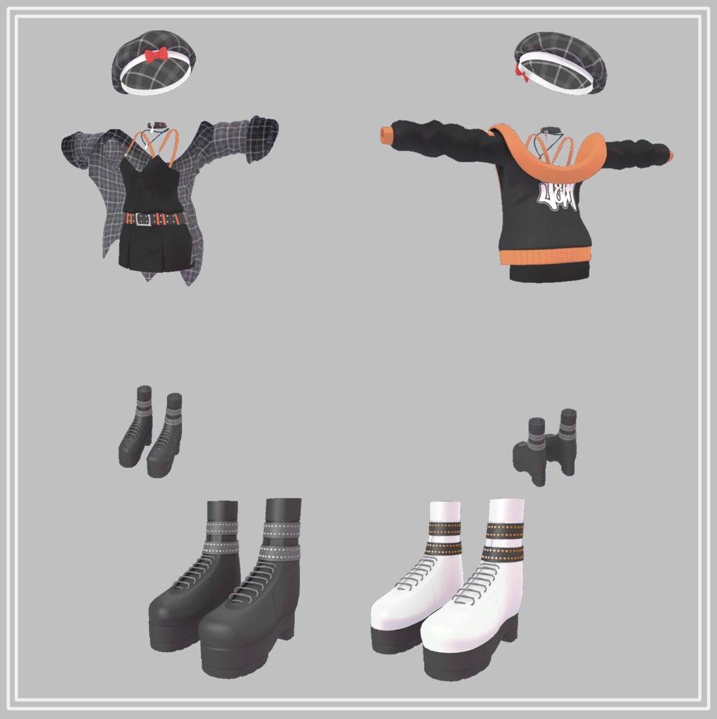 【VRChat】 10アバター対応 「アーバンサマー」