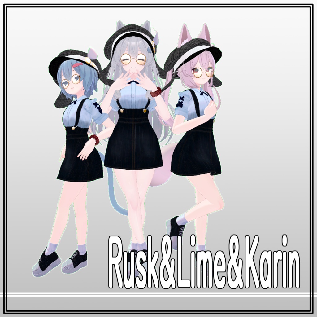 【VRChat】 12アバター対応 「サマーフェザー」