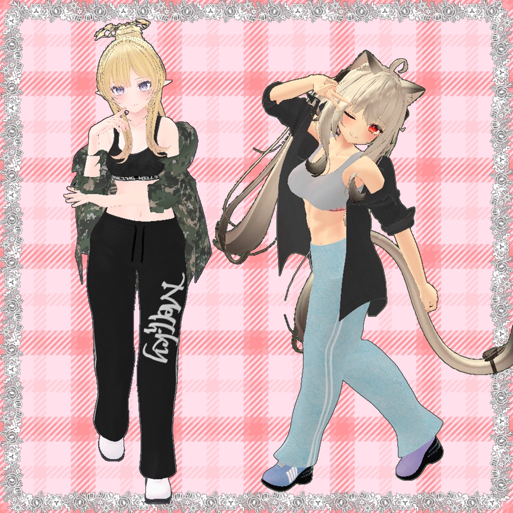 【VRChat】 8アバター対応 「Melly Dance」