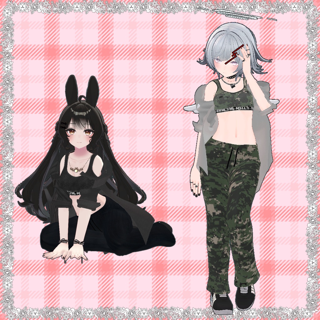 【VRChat】 8アバター対応 「Melly Dance」