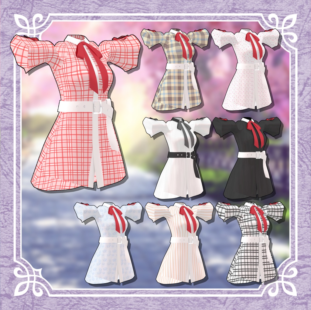 【VRChat】 6アバター対応 「街のはるかぜ」