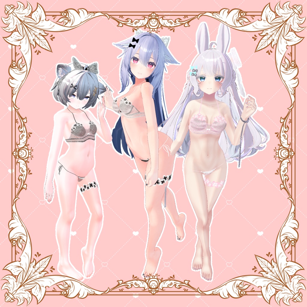 【VRChat】 13アバター対応 「夜月リリィ」