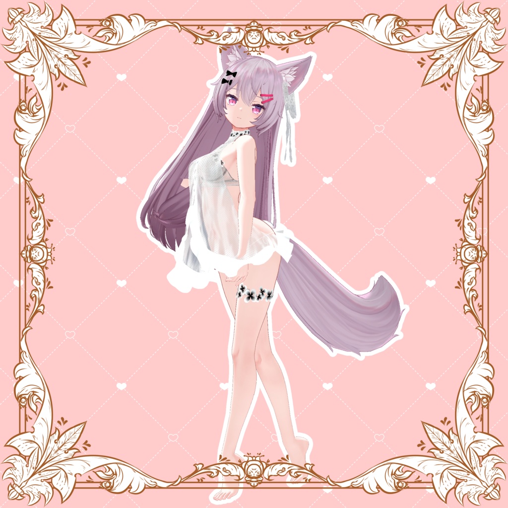 【VRChat】 13アバター対応 「夜月リリィ」