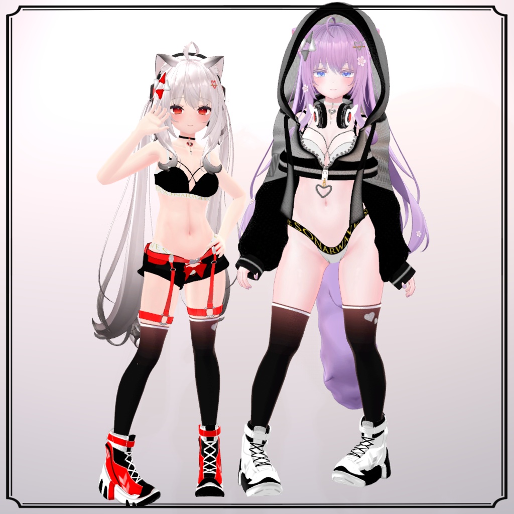 【VRChat】 6アバター対応 「ソナウェイブ」