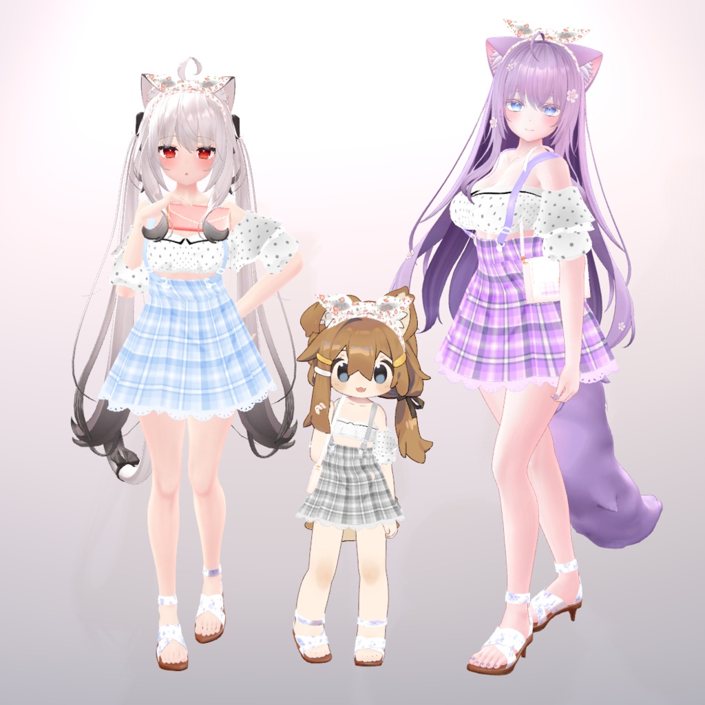 【VRChat】 7アバター対応 「Shine lady」