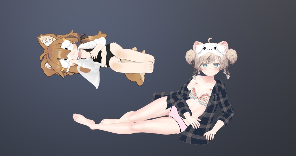 【VRChat】 6アバター対応 「Sleep bunny」