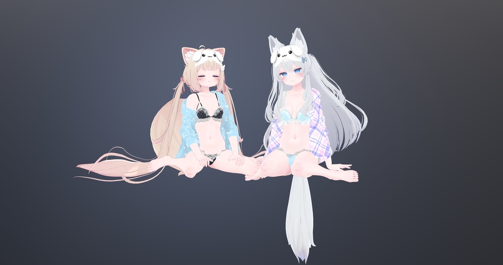 【VRChat】 6アバター対応 「Sleep bunny」