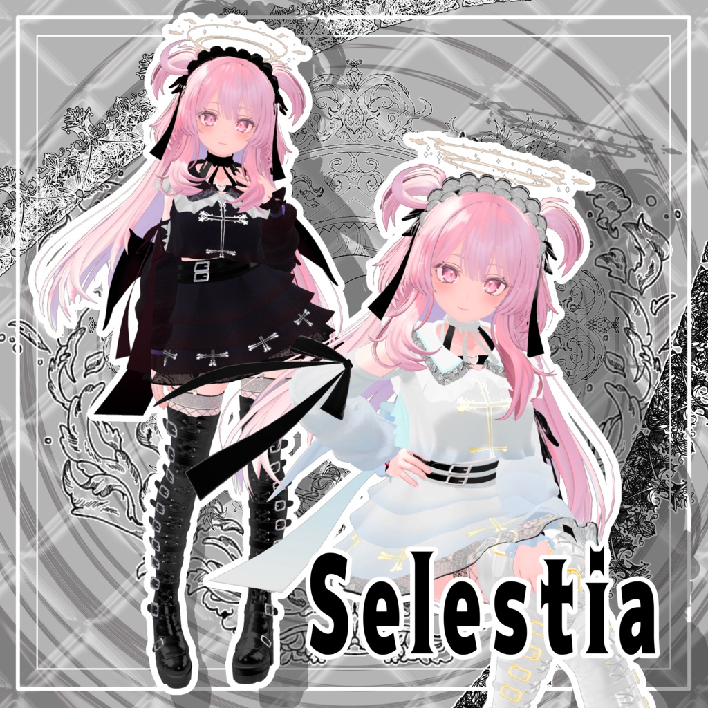 【VRChat】 8アバター対応 「魔界貴族ご令嬢」