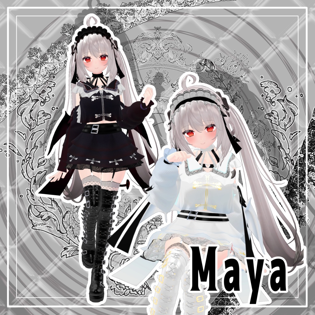 【VRChat】 8アバター対応 「魔界貴族ご令嬢」