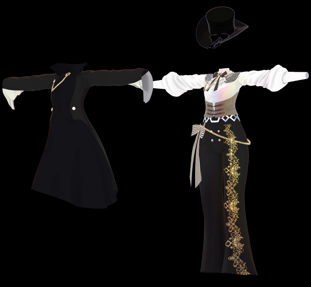 【VRChat】 9アバター対応 「伯爵の外出」