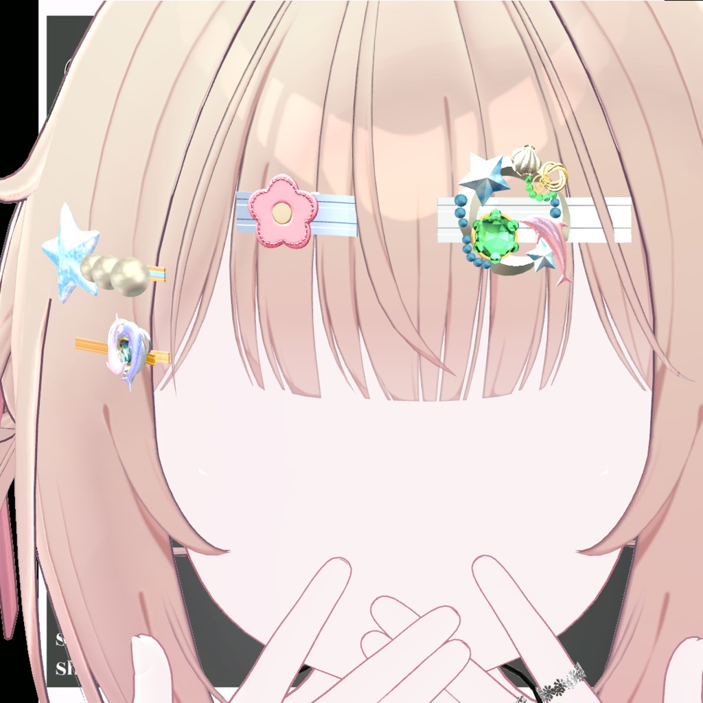 【VRChat】 10アバター対応「Monikini Shaster daisy」