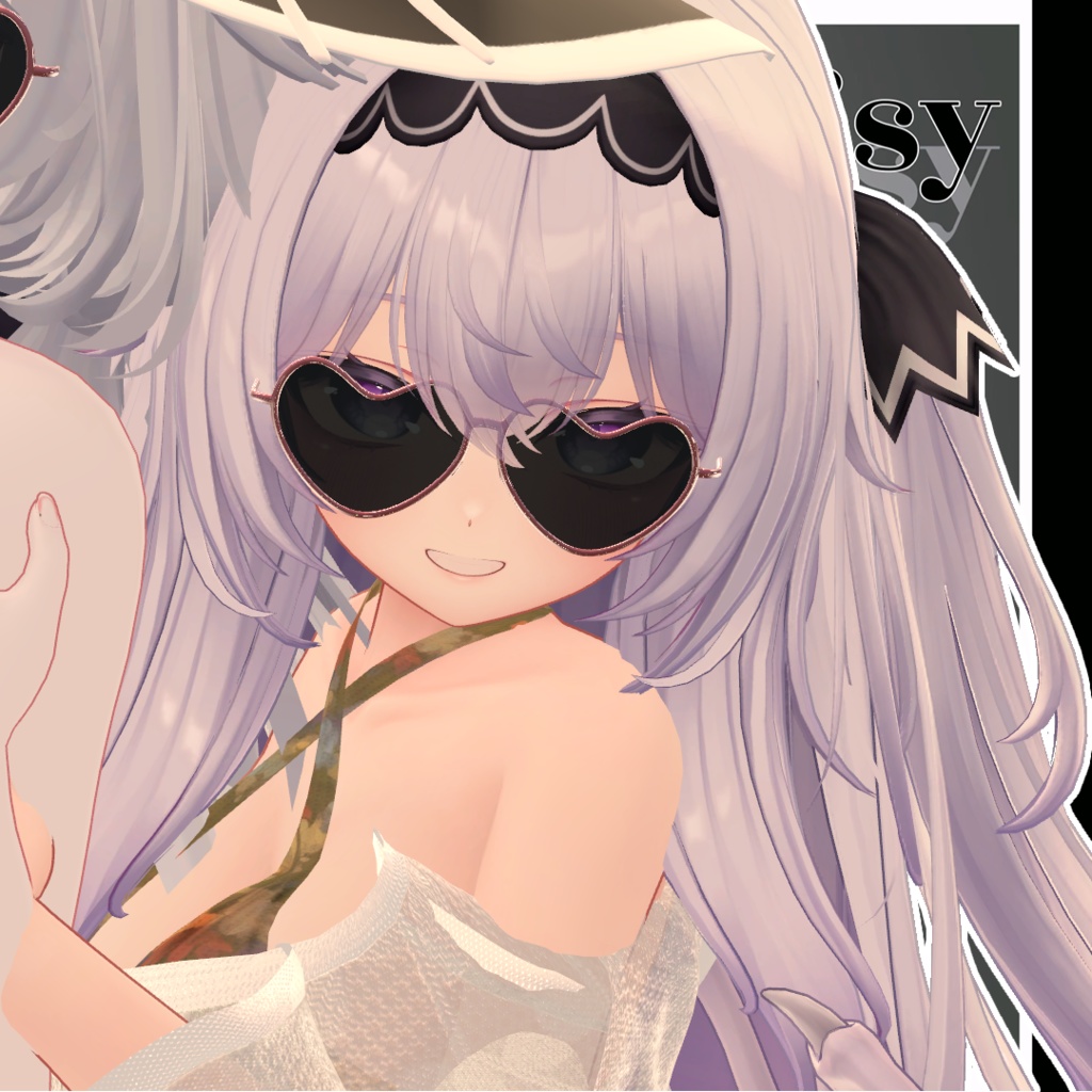 【VRChat】 10アバター対応「Monikini Shaster daisy」