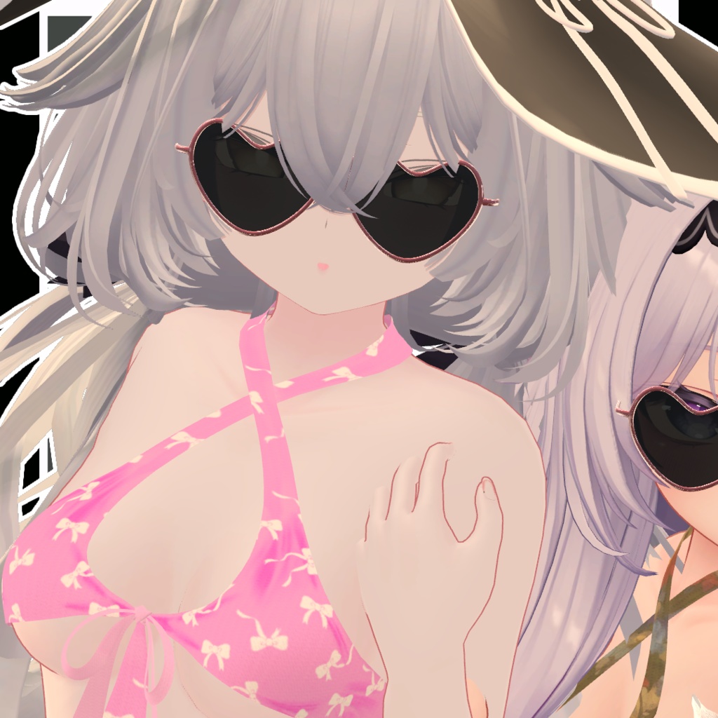 【VRChat】 10アバター対応「Monikini Shaster daisy」