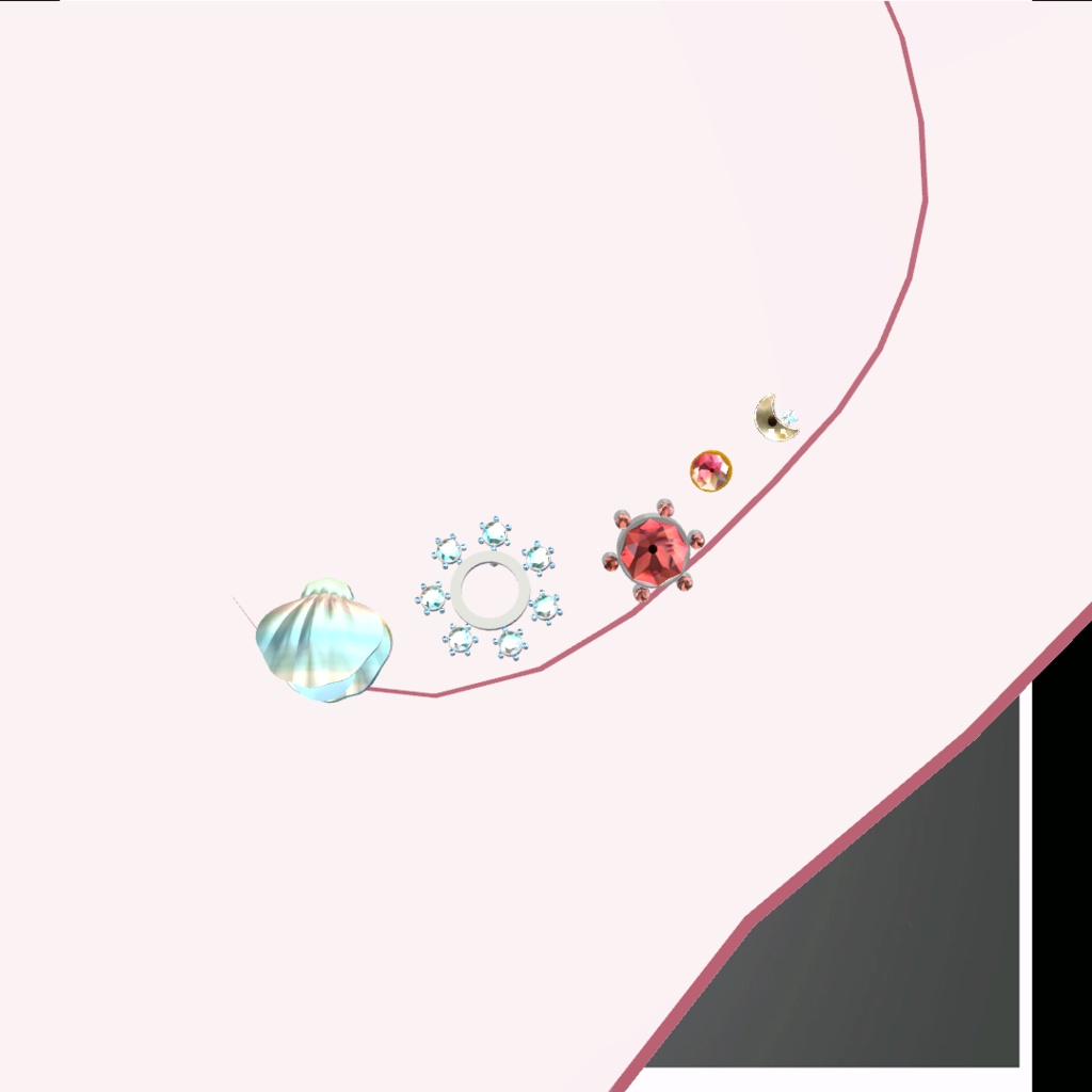 【VRChat】 10アバター対応「Monikini Shaster daisy」