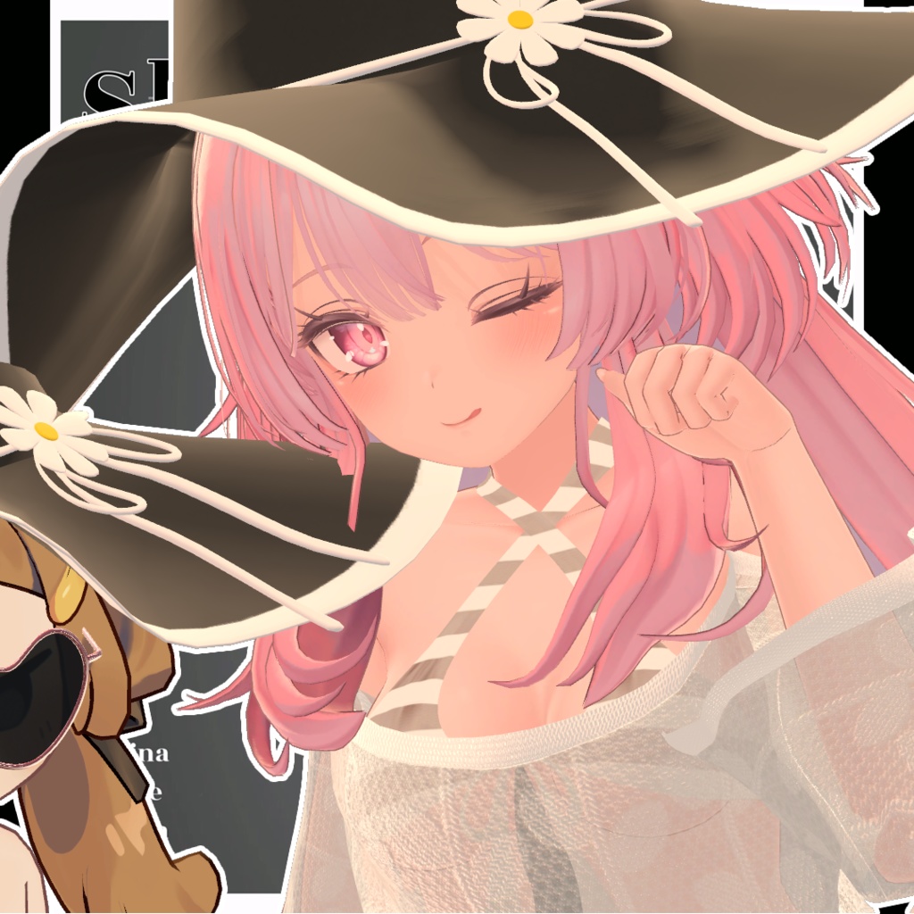【VRChat】 10アバター対応「Monikini Shaster daisy」