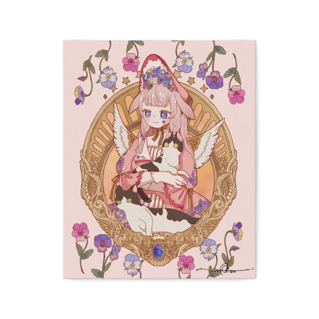 ビオラバースデー　キャンバス〖選べる３サイズ〗