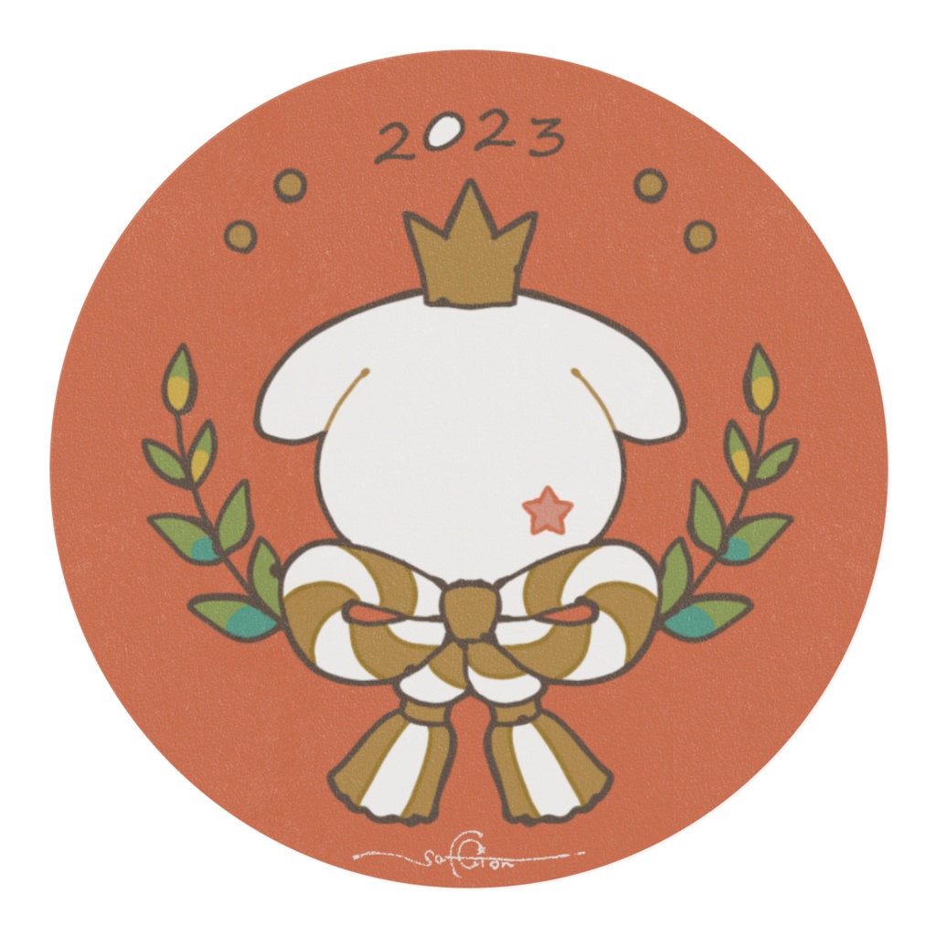 お正月戯れ猫ちゃん マスキングテープ【赤ラベル】