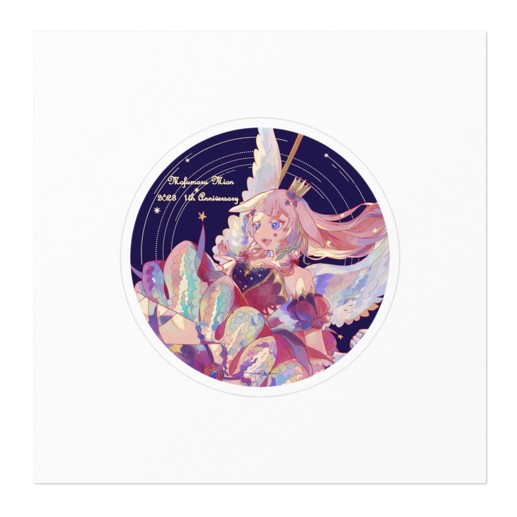 【1th Anniversary☆】ビオラ・サーカス 丸形ステッカーB 3種