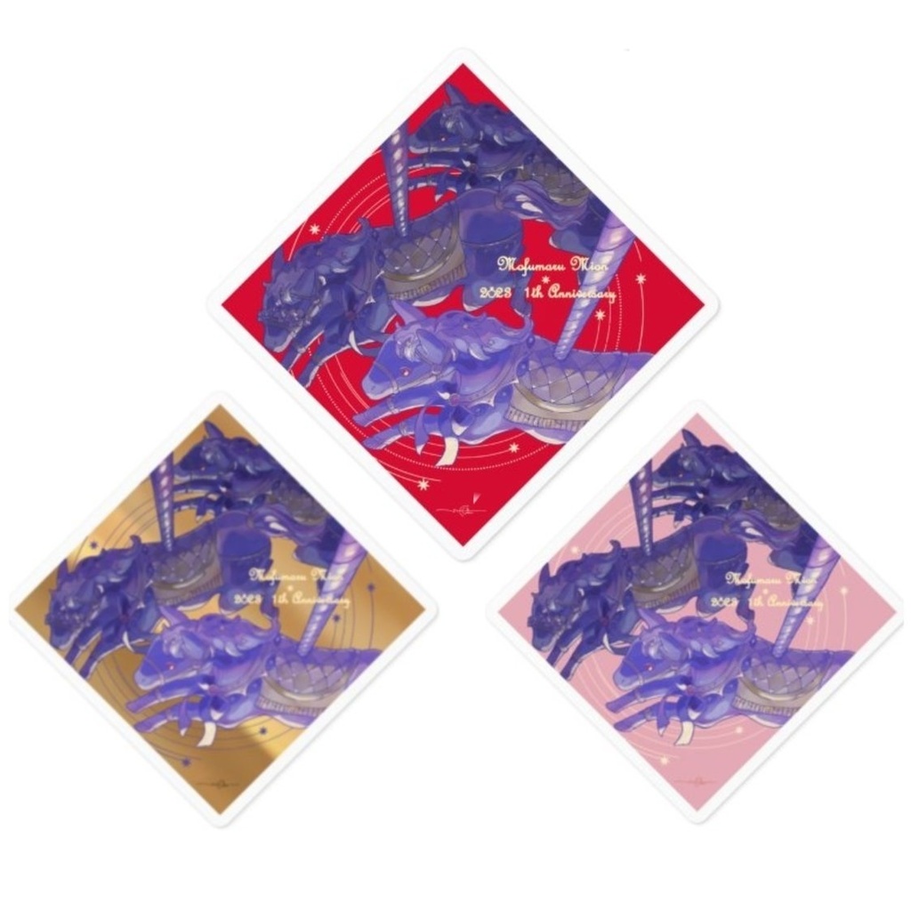 【1th Anniversary☆】ビオラ・サーカス 〖Merry-Go-Round〗 ひし形ステッカー