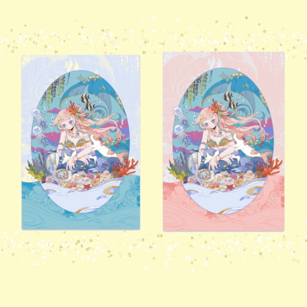 μ.Viola mermaid ポストカード（１０枚入り）