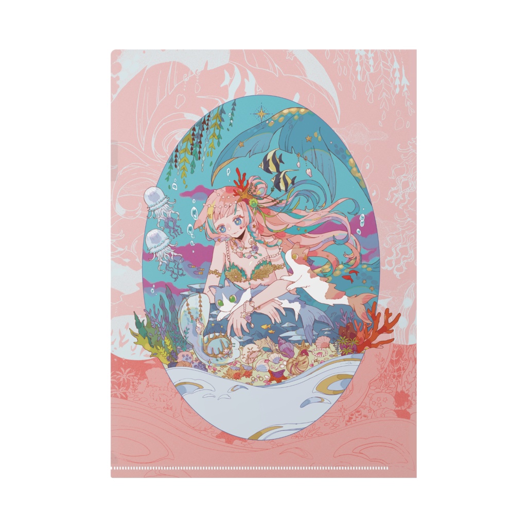 μ.Viola mermaid 〖A4サイズ〗クリアファイル