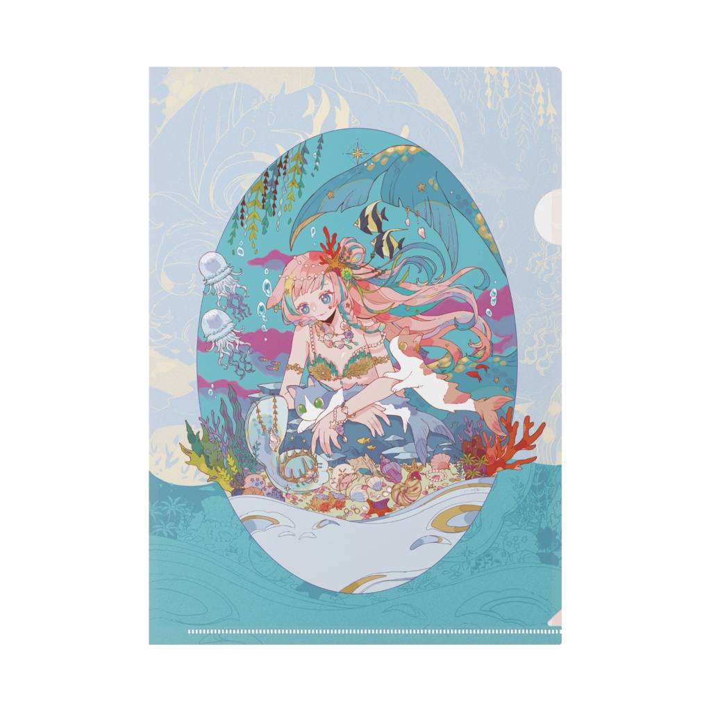 μ.Viola mermaid 〖A4サイズ〗クリアファイル