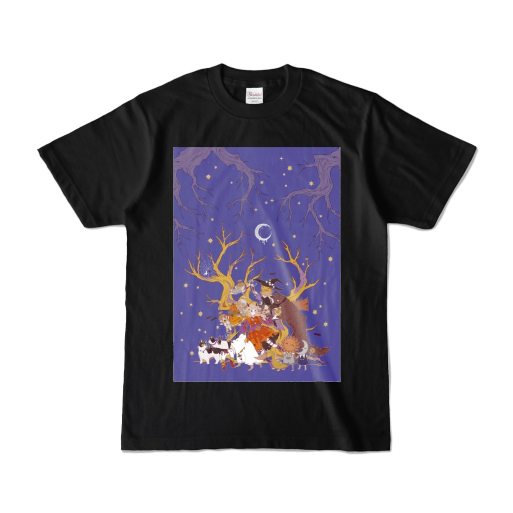 HALLOWEEN NIGHT★ 【Tシャツ】2種４ｻｲｽﾞBLACK