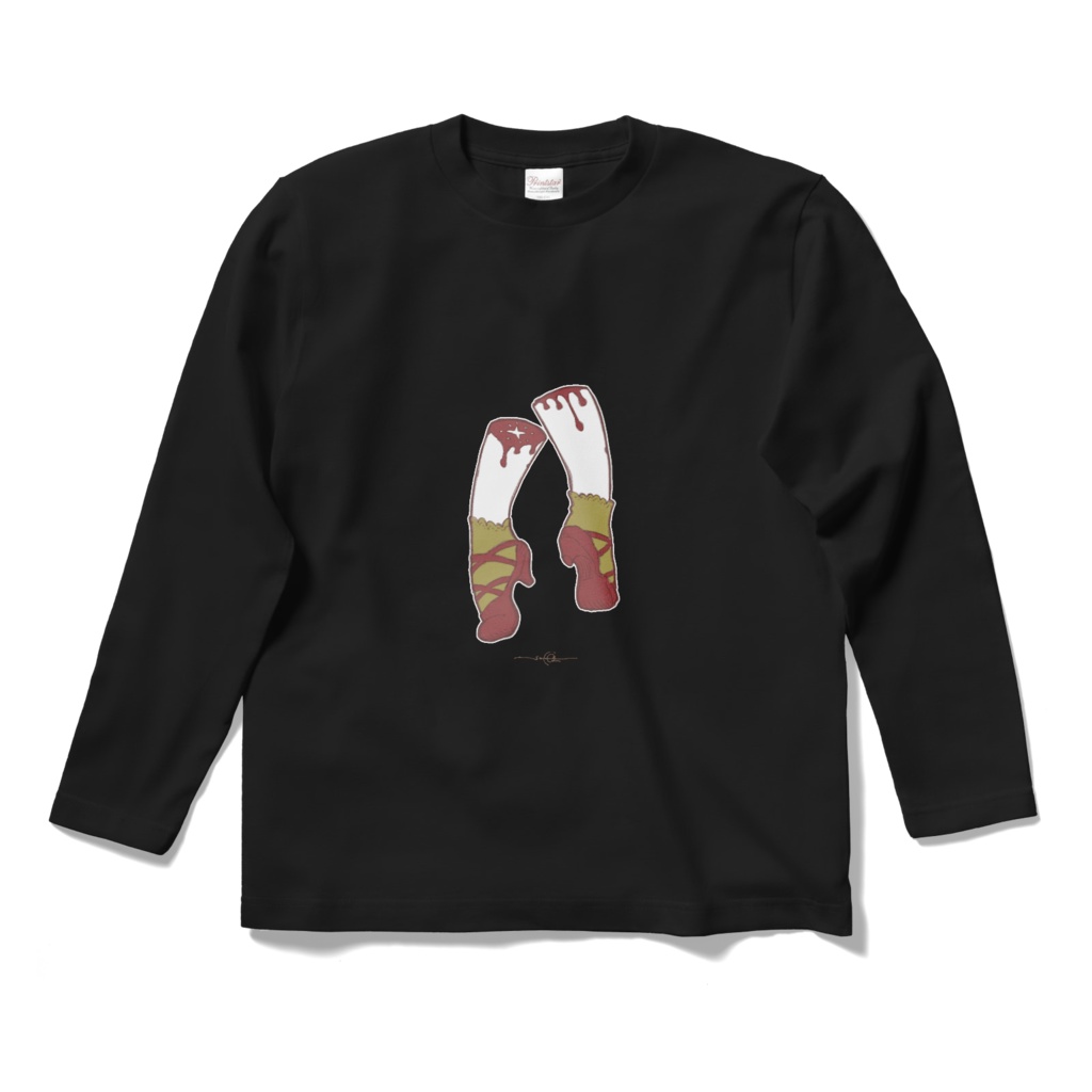 HALLOWEEN NIGHT★踊る赤い靴 【ロングT】2種４ｻｲｽﾞ2color