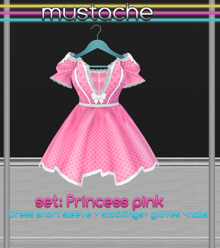 Princess pink dress (& Accesories)