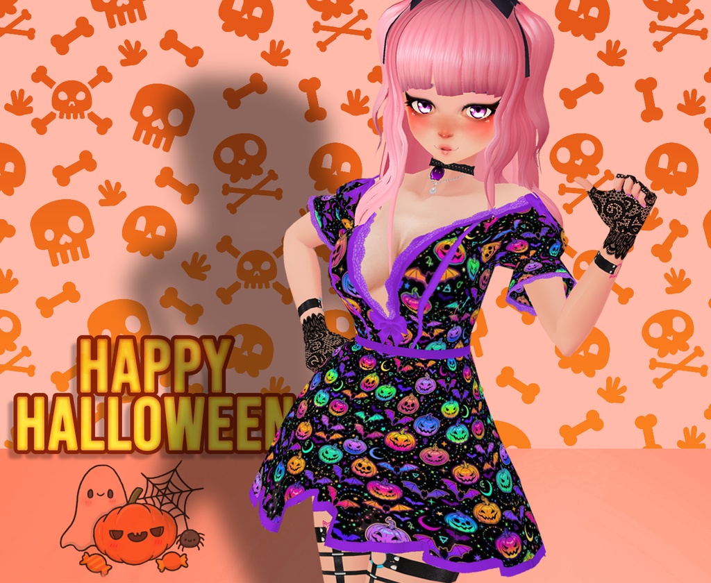๐ Halloween Dress pack ๐ Pretty dresses VTUBER