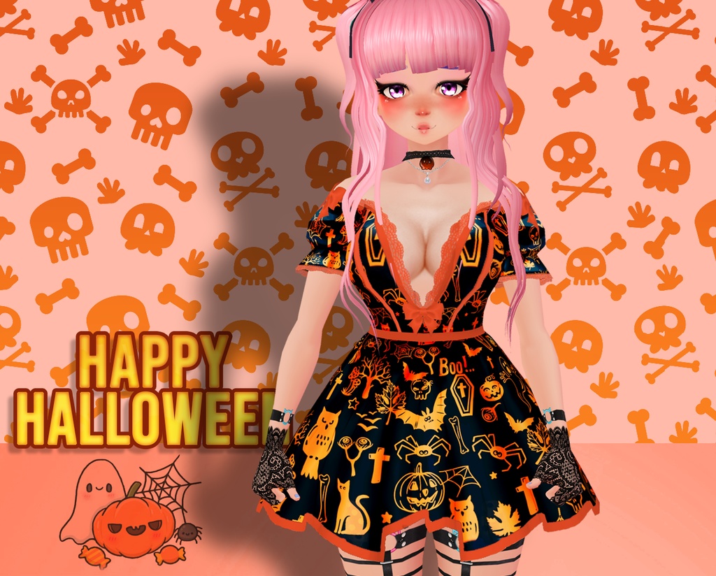 ๐ Halloween Dress pack ๐ Pretty dresses VTUBER