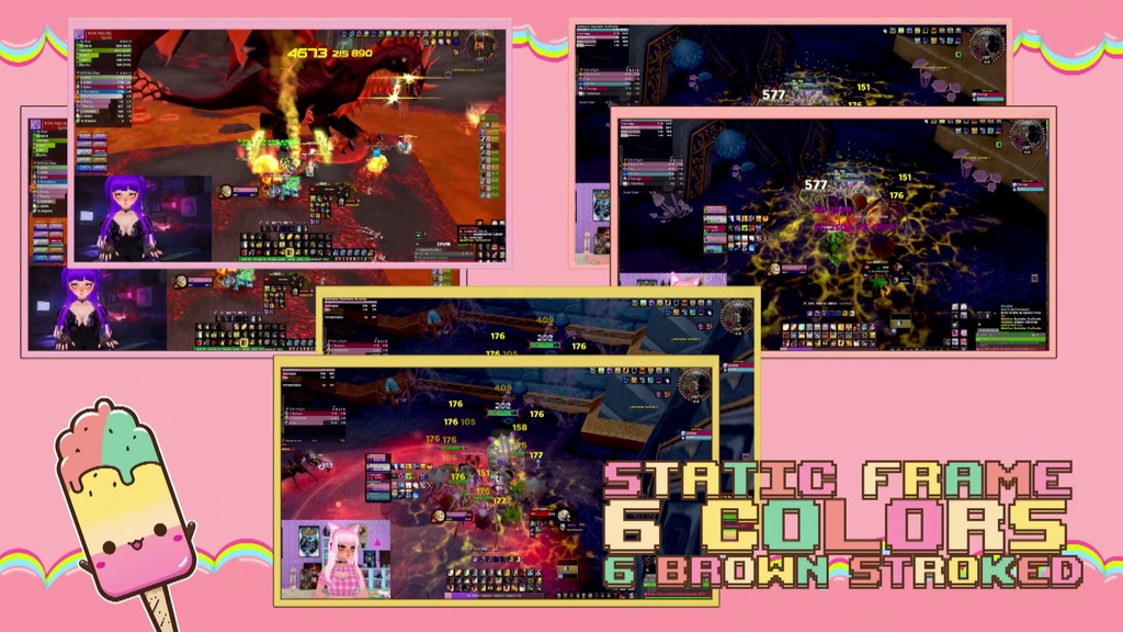 ON SALE!! ANIMATED Twitch / KICK / YOU TUBE Stream Package | KAWAII Theme |SUMMER | rainbow | pink | popsicle | Streamer Graphics / Overlay