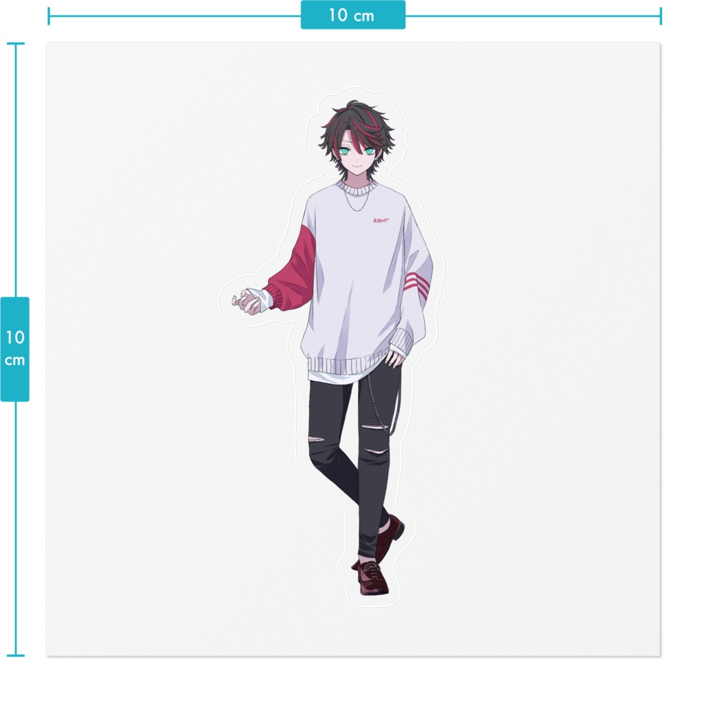 夜鵟狂夜ステッカー 2種(3周年記念ver.旧衣装)