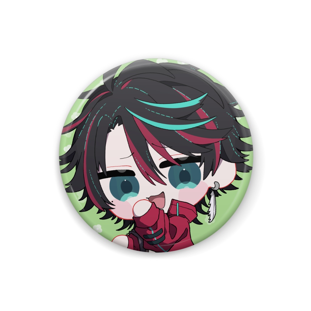 夜鵟狂夜缶バッジ (4周年記念ver.大丈夫そ？笑)