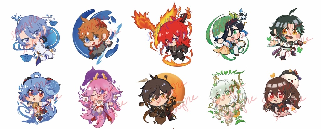 原神 ステッカー