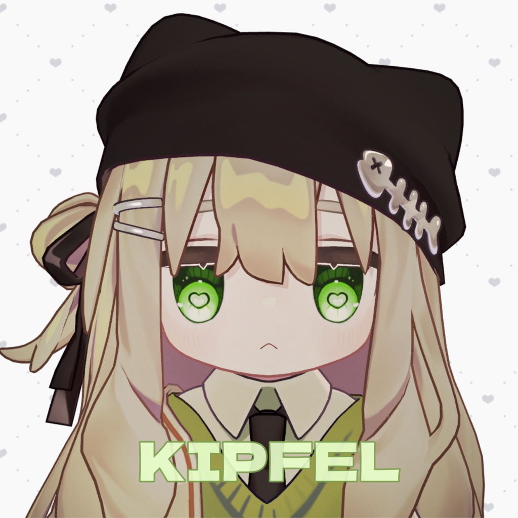 【無料】とげとげハートアイ【9アバター対応】