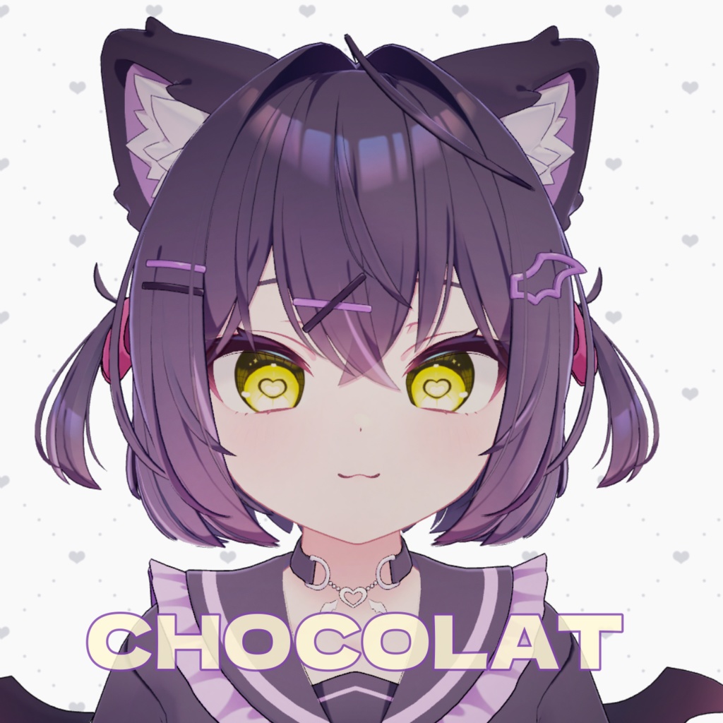 【無料】とげとげハートアイ【9アバター対応】