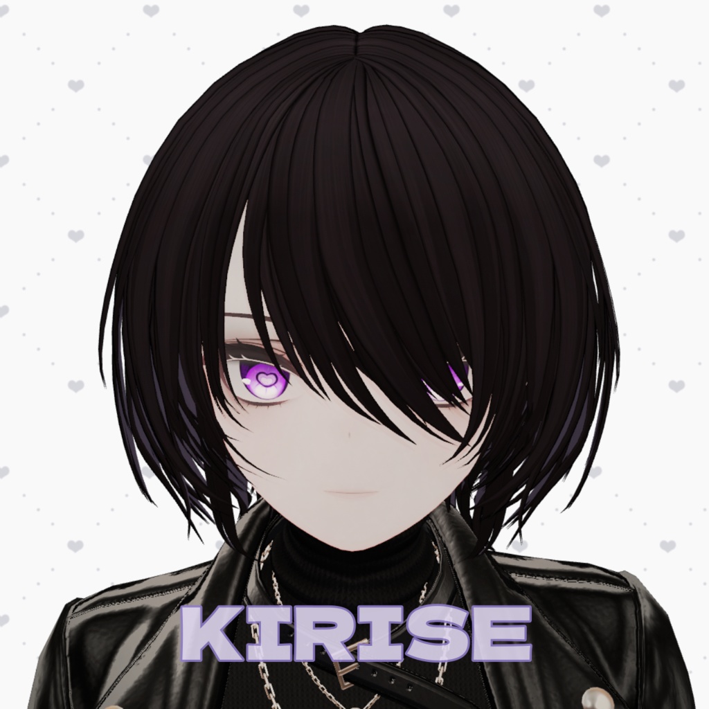 【無料】とげとげハートアイ【9アバター対応】