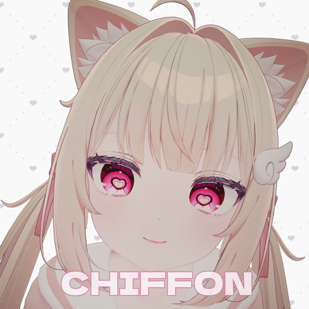 【無料】とげとげハートアイ【9アバター対応】