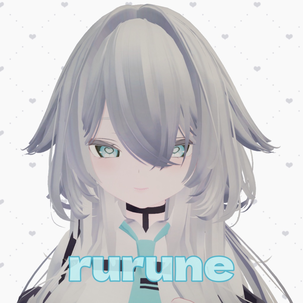 【無料】とげとげハートアイ【9アバター対応】