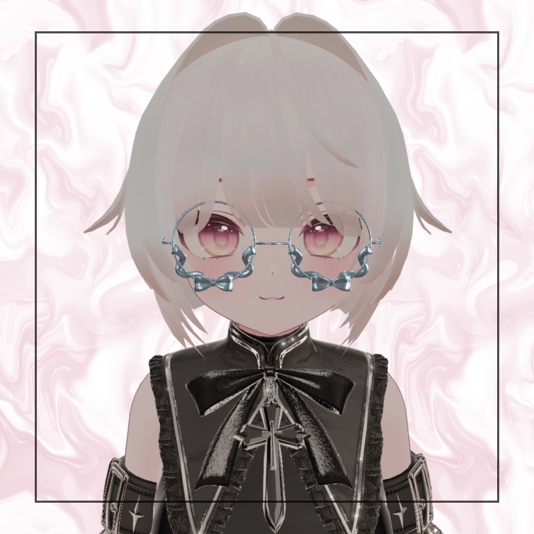 【無料】METAL RIBBON GLASSES