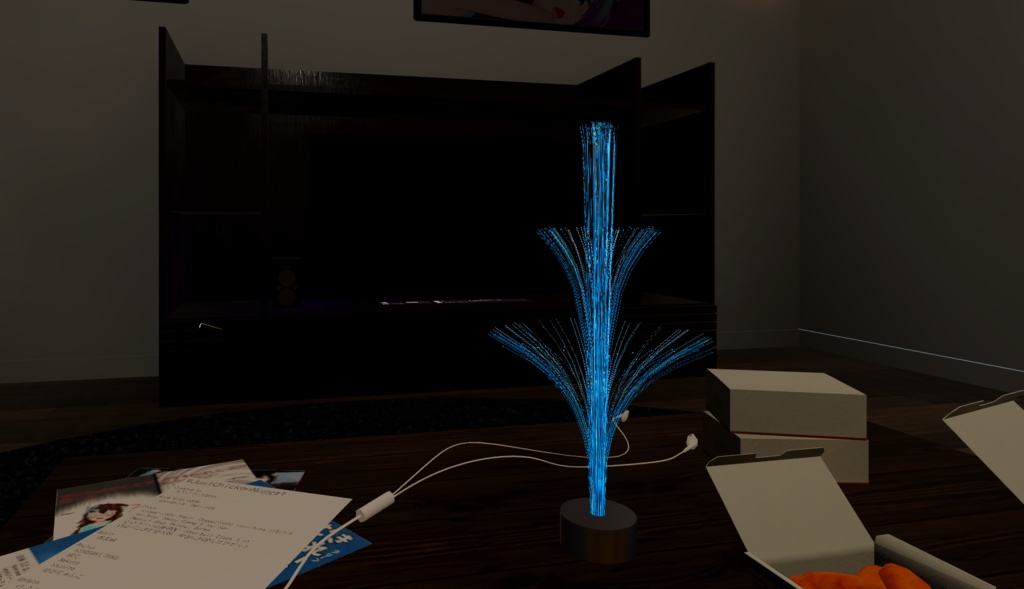 【無料3Dモデル】クリスマスっぽい卓上インテリア【VRChat向け】