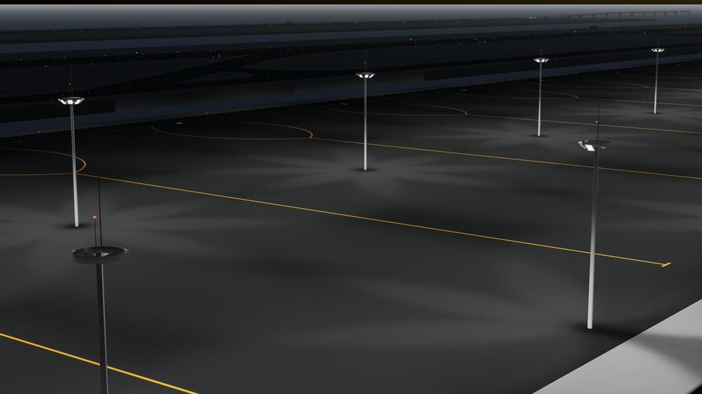 【3Dモデル】3000m滑走路